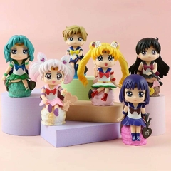 Inner Sailor Guardians Set X 6 Figuras 10cm en Bolsa Anime Sailor Moon - comprar online