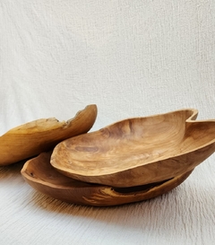 MAT015B - Bowl corazon de teca 50cm - comprar online
