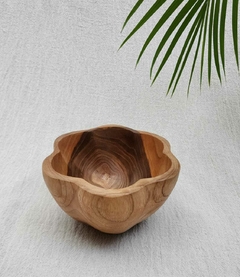 Mat192-Bowl teca 6 petalos