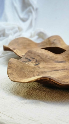 MAT316- Bowl lindo de teca 40cm - comprar online