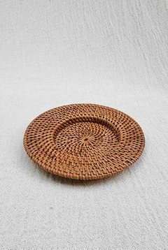 RRR258-Platito de ratan 14cm