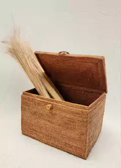 RRR444 - Caja de ratán halus 30x23x20cm H en internet