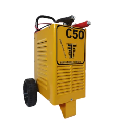 CARGADOR RÁPIDO DE BATERÍAS 6 y 12 Volts 50 Amperes PORTÁTIL - comprar online