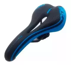 ASIENTO DDK SNAKE MTB NEGRO/AZUL ANTIPROSTATICO - Newbikes Argentina - Viví tu Mundo en Bici - Tienda de Bicicletas