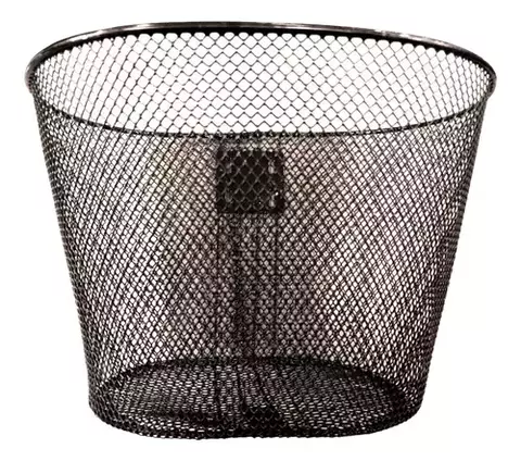 CANASTO DELANTERO ENREJADO DE ALAMBRE NEGRO - comprar online
