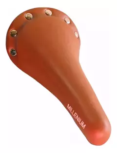 ASIENTO PARA BICI RETRO FIX CUERO MARRON CONTACHAS - Newbikes Argentina - Viví tu Mundo en Bici - Tienda de Bicicletas