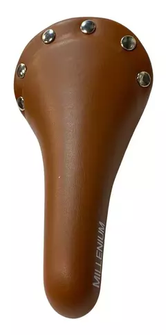 ASIENTO PARA BICI RETRO FIX CUERO MARRON CONTACHAS - comprar online