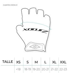 GUANTES ZIROOX CROSS 2.1 DEDOS CORTOS en internet