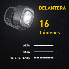 Imagen de KIT DE LUCES PATRIOT RECARGABLES CON USB