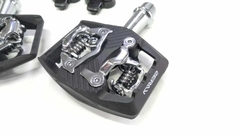 PEDALES ZERAY AUTOMÁTICOS DE CARBONO DOBLE TRABA PARA MTB - DOWNHILL en internet