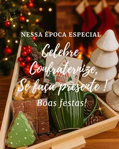 Tábua Pinheiro de natal com caneca - comprar online