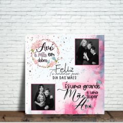 Azulejo decoração dia das mães 20x20 - CESTA NA CAIXA - Café da manhã/brunch, platters e outros