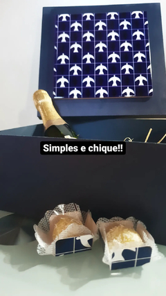 Box champanhe com doces gourmets - comprar online