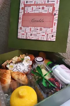 Box pocket - CESTA NA CAIXA - Café da manhã/brunch, platters e outros