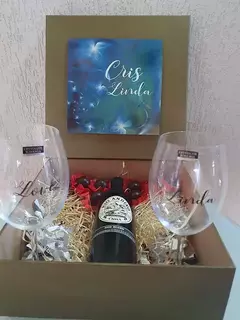 Box wine, taças e trufas - comprar online