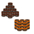 10 PASTA MODELADORA COFFE FOX FOR MEN + 10 PASTA ORANGE FOX FOR MEN 80GR
