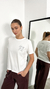 Remera Blooming bordado frente y espalda - tienda online
