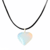 Choker CUARZO AZUL Corazón Isabella