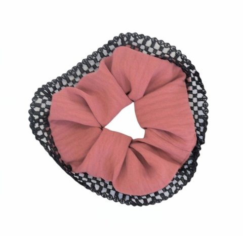 SCRUNCHIE Gomita de Pelo Romantic Style | Rosa