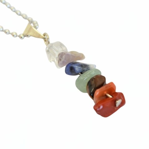 Collar Barlina 7 Chakras 7 Piedras Semipreciosas