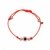 Pulsera OJO TURCO ROSA Isis plateada | Hilo Rojo de Seda
