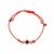 Pulsera OJO TURCO CELESTE Isis plateado | Hilo Rojo de Seda - Barlina Style 