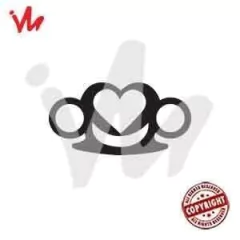 Adesivo Soco Inglês Coração - comprar online