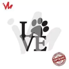 Adesivo Love Pet - comprar online