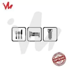 Adesivo Comer Dormir Arrancada Corrida