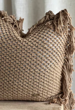 Almofada Lagoa - Crochê manual - comprar online