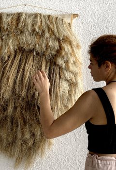 Painel Okon - Tapeçaria manual na internet