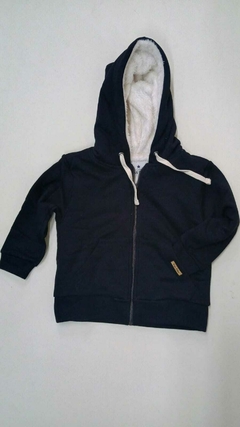 Campera frisa piel
