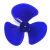106201 - HELICE FAET 30CM AZUL 3 PAS EVERPLAS