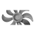 Imagem do 116101 - HELICE ORIGINAL BRITANIA/PHILCO TURBO 40CM 8PAS CINZA B24668