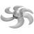 482701 - HELICE LORENSID STILO 40CM 6 PAS PRATA USIP - comprar online