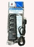 28104 FILTRO LINHA ELELETRICO 4 TOMADAS 3P 3X0.75 85CM 0004 PRETO MEGA PLUG