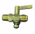 95104 - REGISTRO 1/4 NPT X 3/8 SAE LATAO ALUMEGAS 11756