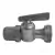 431501 - REGISTRO ALIANCA 3/8 NPT X 1/2 BSP P/FLEXIVEL ALUMINIO 76517/9