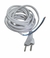 165201 FIO PRANCHA CABELO/ELETROPORTATEIS PP CH 2X0,75MM 3 MT BRANCO 10A 039401