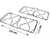 110201 GRELHA ELETROLUX NOVA 4/6 BOCAS CENTRAL 490X212CM 0088F/AG0269