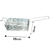 475101 - CESTO P/FRITADEIRA RETANGULAR 26X13 ALEMTEX