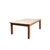 Mesa meson exterior interior 2 mts x 1 mts madera dura Eucalipto lustrado
