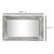 Espejo Marco 14cm Vintage 130x80 Apaisado Horizontal - comprar online