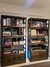 Estantería estanterías biblioteca hierro y madera con cajones - tienda online