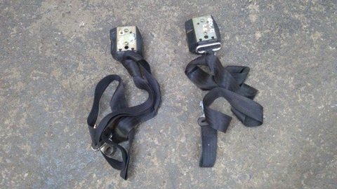 Par de cinto do gol quadrado dianteiro