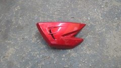 Carenagem tanque apache 150 vermelho lado esquerdo