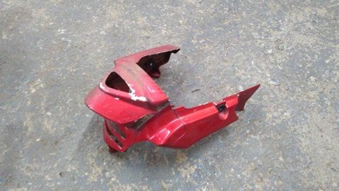 Carenagem Do Motor Dafra Apache 150 / Original vermelha