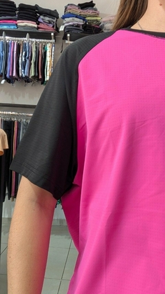 Remera DRIFIT mujer Irun doble color - BARI SPORTING