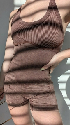 Catsuit jaspeado tiritas DLIRIO - tienda online