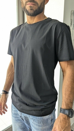 Remera I-RUN de algodón/Lycra hombre